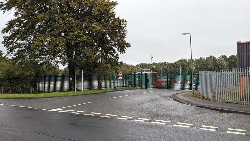 View of the Solway Star 'ground' from the west side of (Old) Stapleton Road